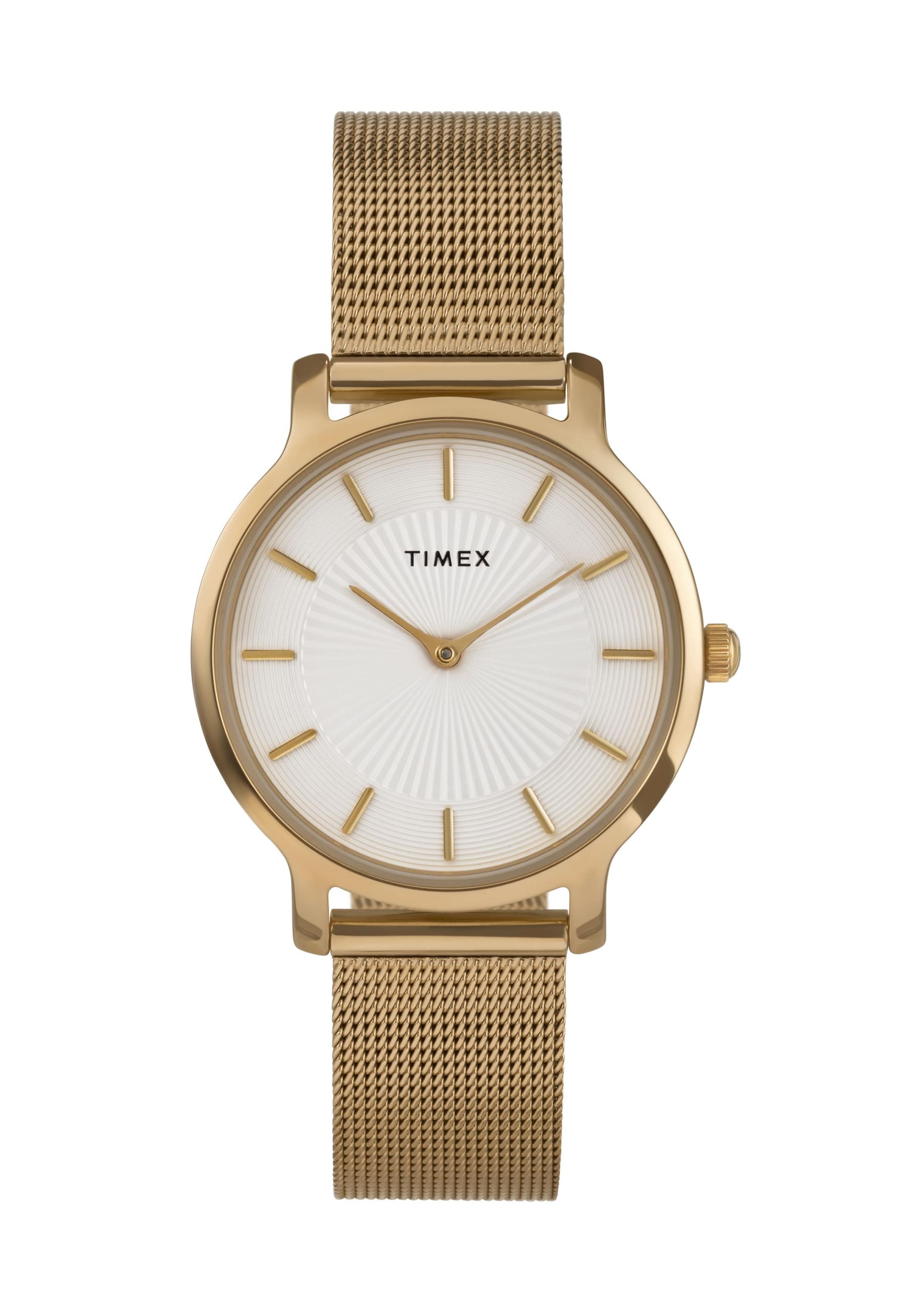TIMEX Analog Watch 'Transcend ' in Gold: Vorderseite