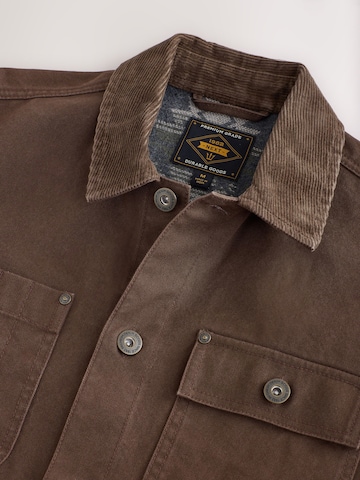 Next Regular fit Between-season jacket in Brown