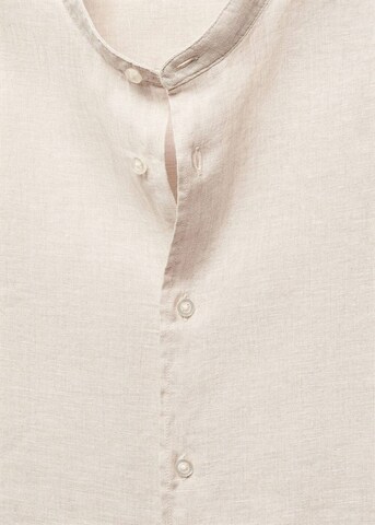 MANGO MAN Regular fit Button Up Shirt 'Chennai' in Beige