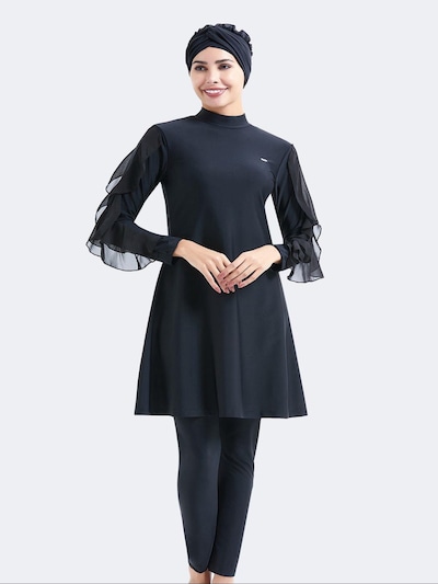 C&City Hijab Badeanzug in L in schwarz, Produktansicht