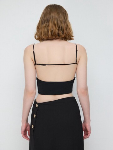No Matter What Top in Zwart