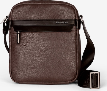 Sac à bandoulière Gattinoni en marron : devant