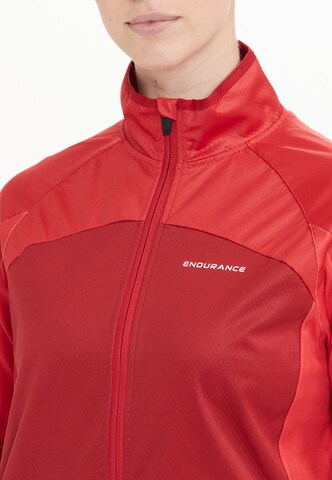 ENDURANCE Athletic Jacket 'Rayna' in Red