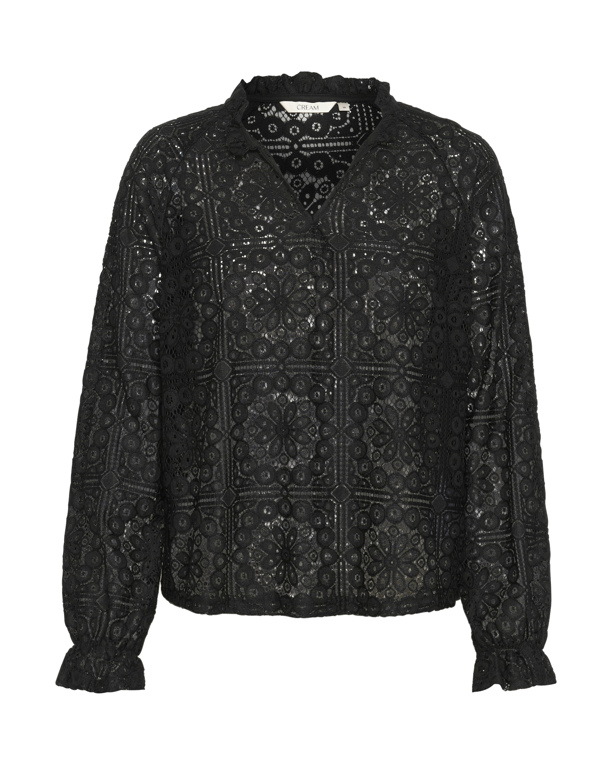 Cream Блузка 'CR Tiley' в Черный: спереди