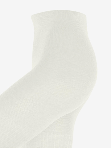 BURLINGTON Tights 'Rib Couture' in White: front