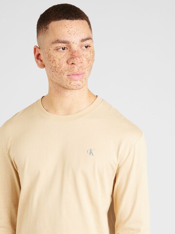 Calvin Klein Jeans Shirt 'Institutional' in Beige