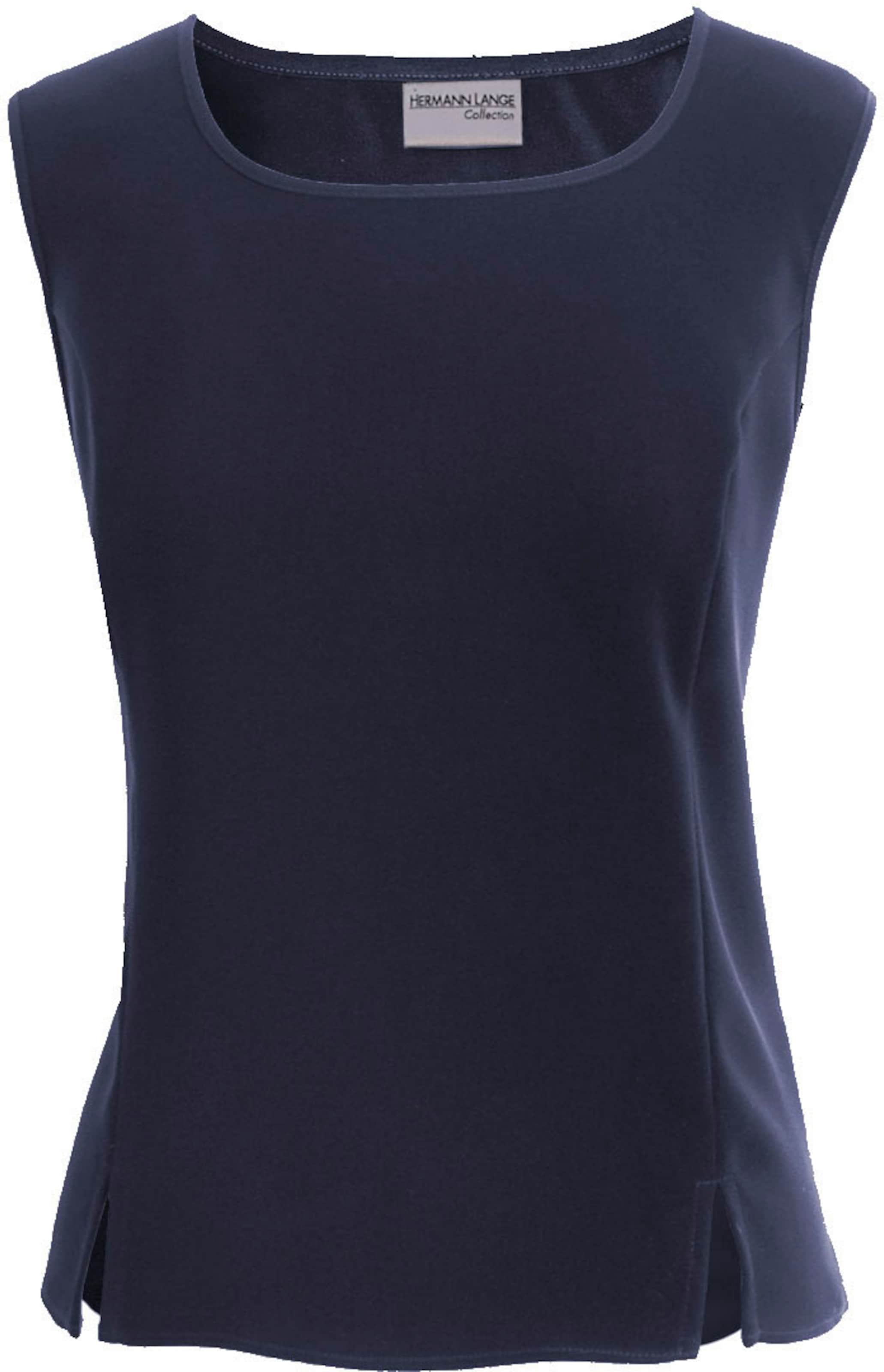 HERMANN LANGE Collection Top in Blue: front