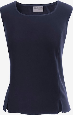 HERMANN LANGE Collection Top in Blue: front