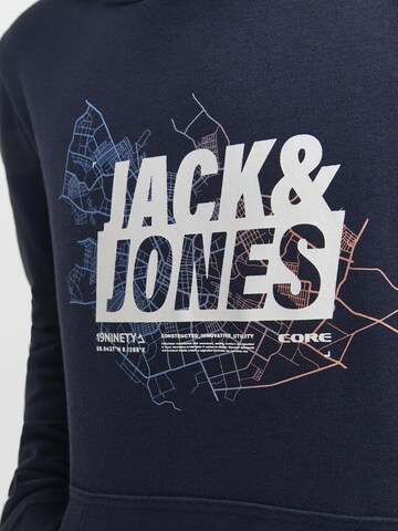 Jack & Jones Junior Mikina 'Map' – modrá