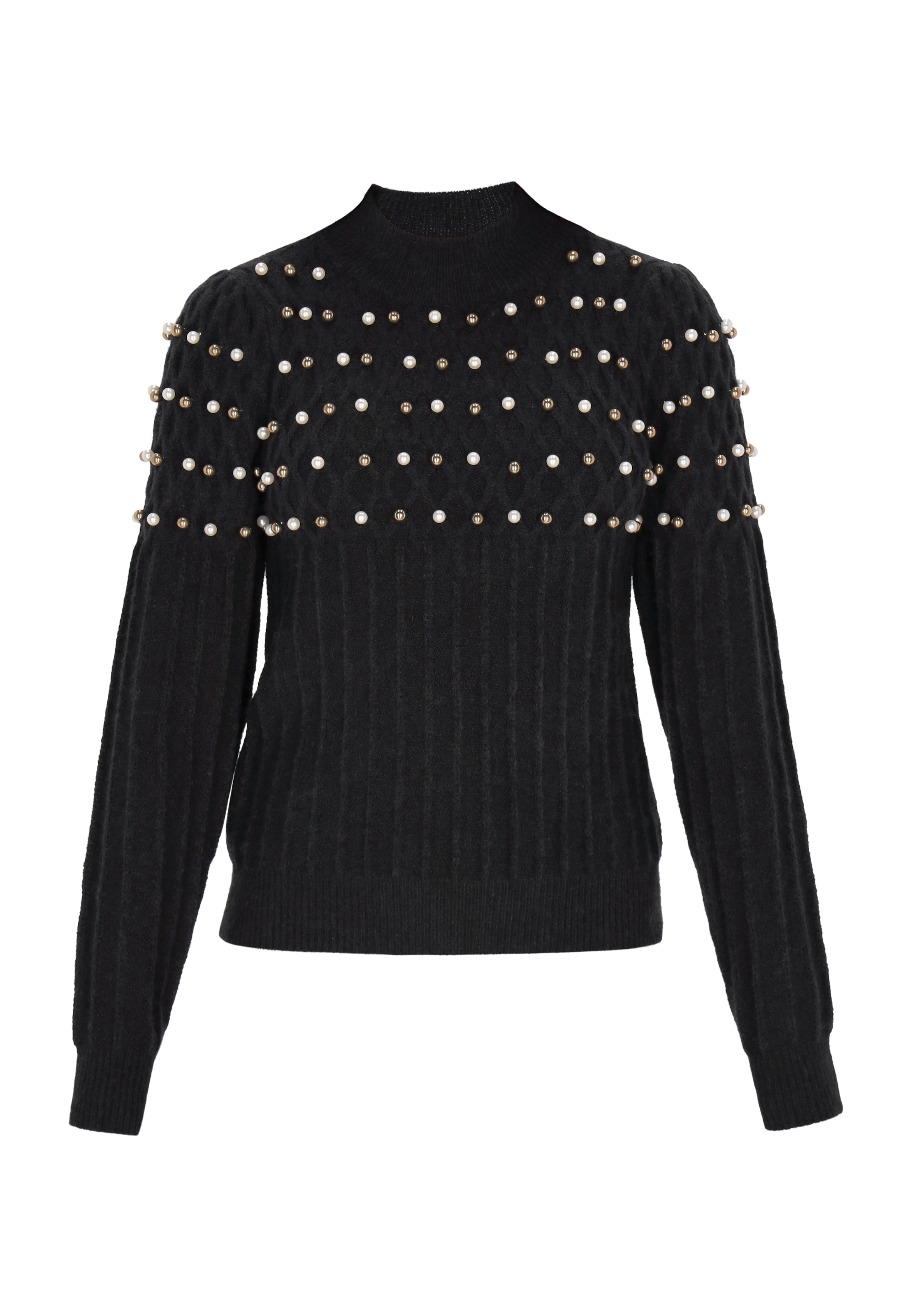 faina Sweater in Black: front