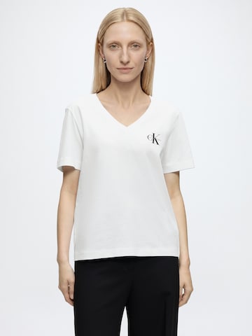 Calvin Klein Jeans Tričko – červená: přední strana
