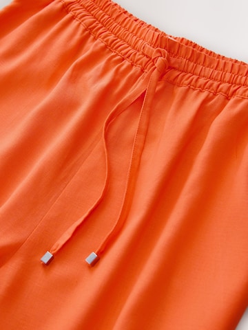 Wide Leg Pantalon Next en orange