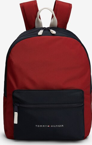 TOMMY HILFIGER Backpack 'Essential' in Red: front