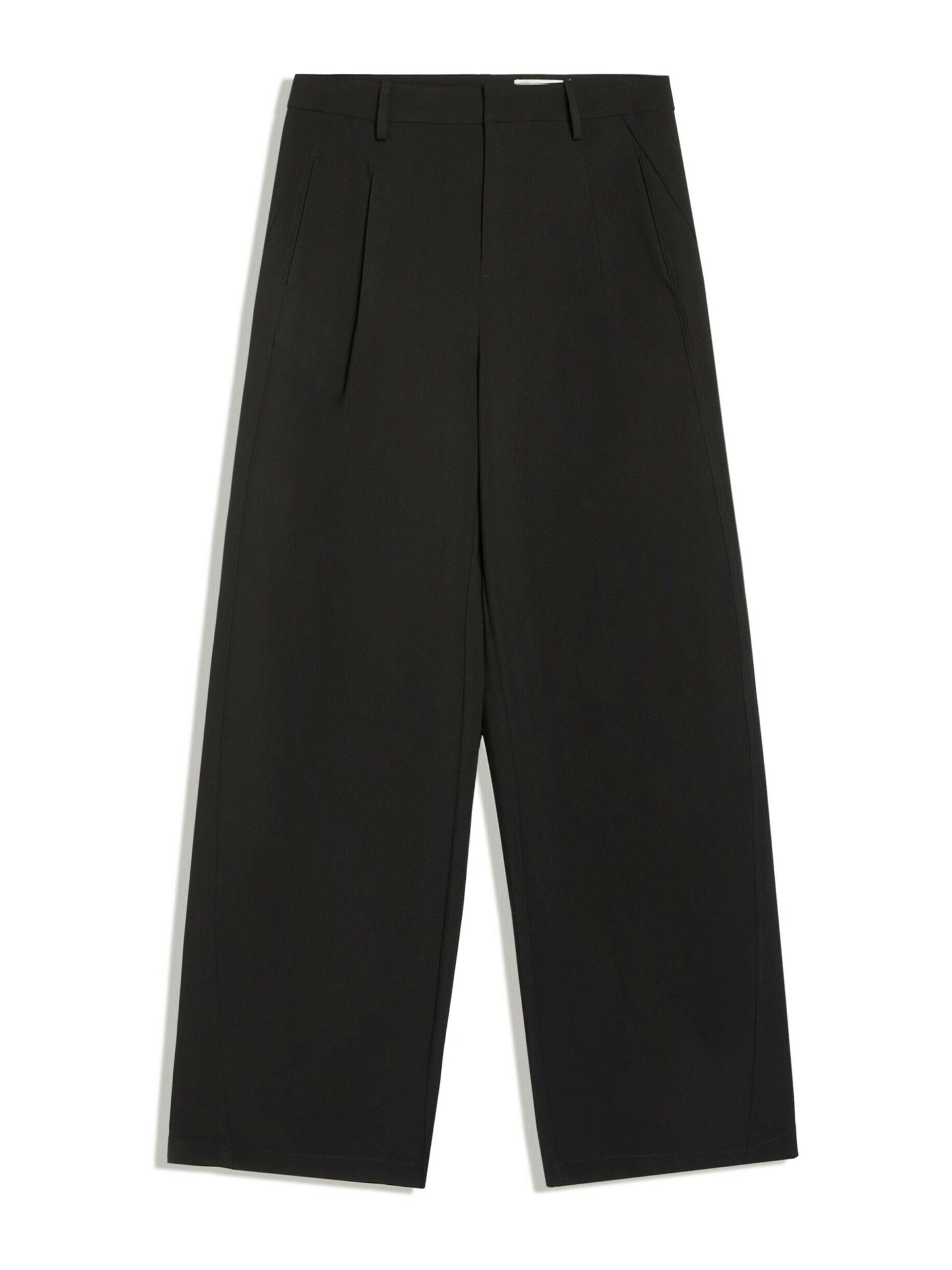Pantalon à pince Bershka en noir : devant