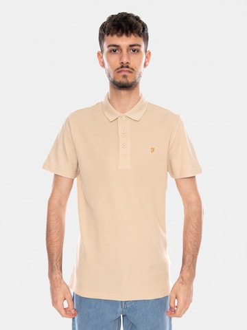 FARAH Shirt 'Forster SS Birch Grey' in Grijs: voorkant