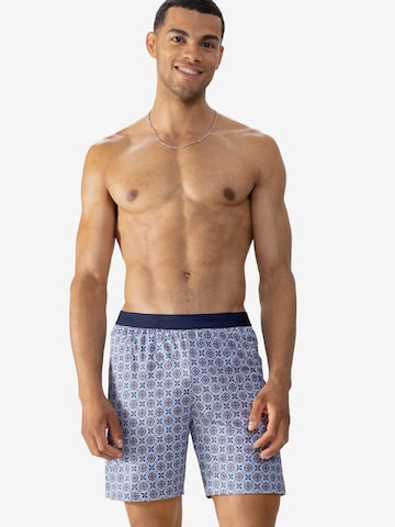 Mey Pajama Pants 'Serie Noble ' in Blue: front