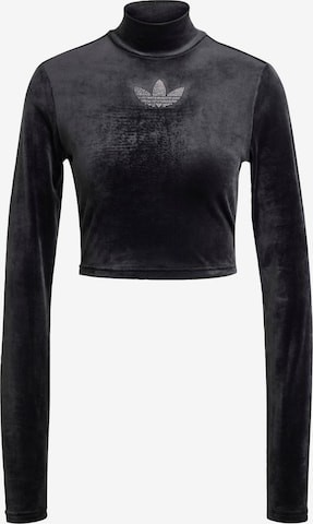 T-shirt 'Trefoil' ADIDAS ORIGINALS en noir : devant