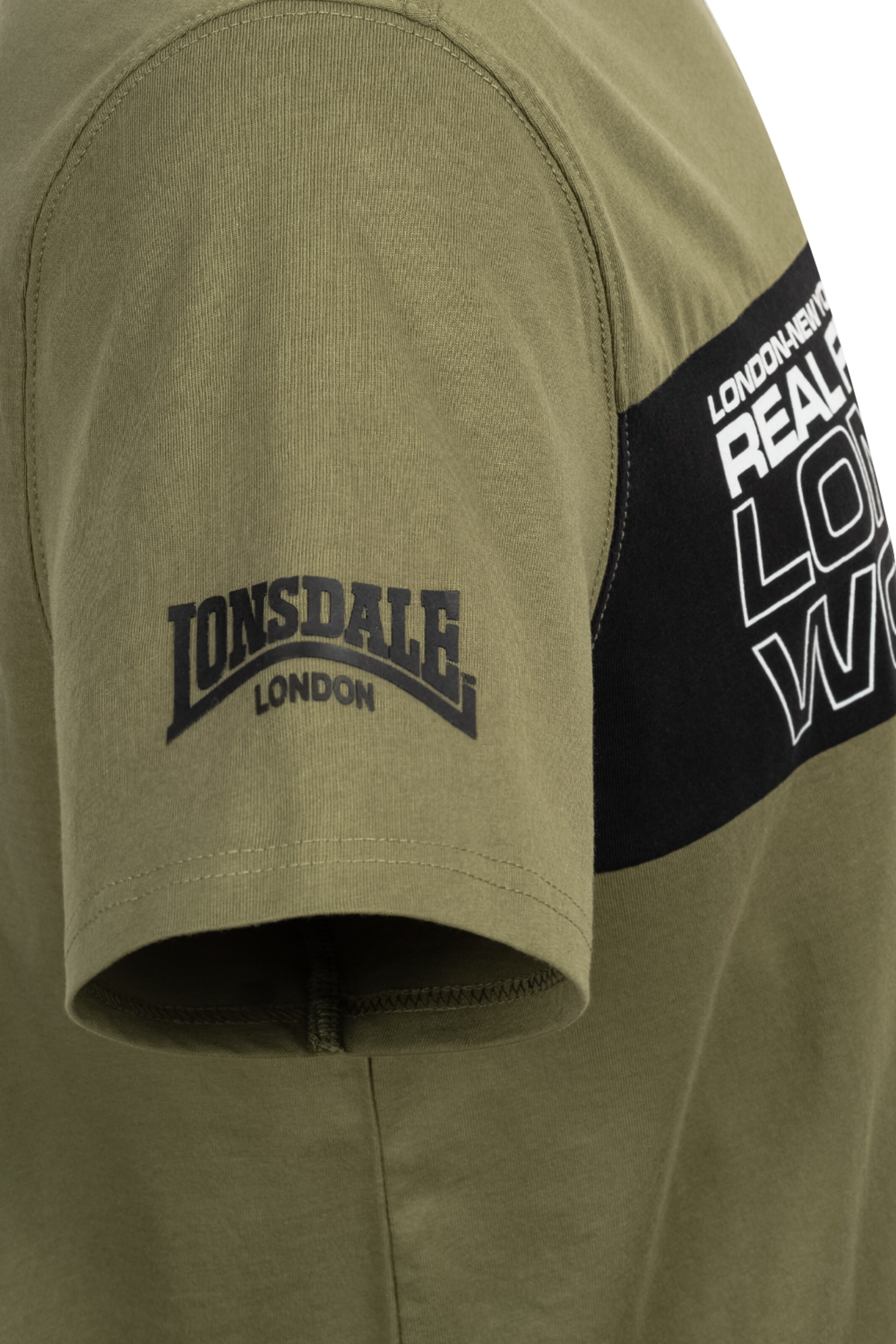T-Shirt 'Otterston' LONSDALE en vert