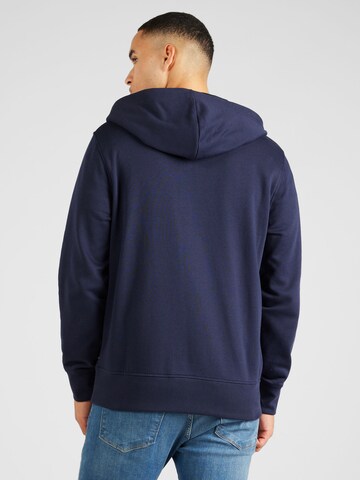 GANT - Sudadera con cremallera en azul