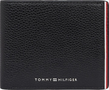 TOMMY HILFIGER Portemonnee in Zwart: voorkant