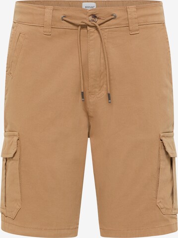 MUSTANG Cargo Pants in Brown: front