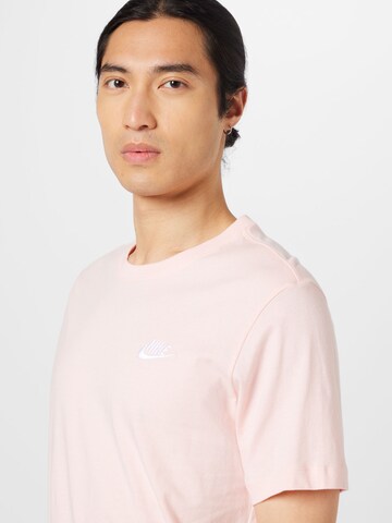 Nike Sportswear Klasický střih Tričko 'Club' – pink