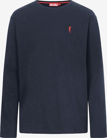 Derbe Shirt in Blau: Vorderseite