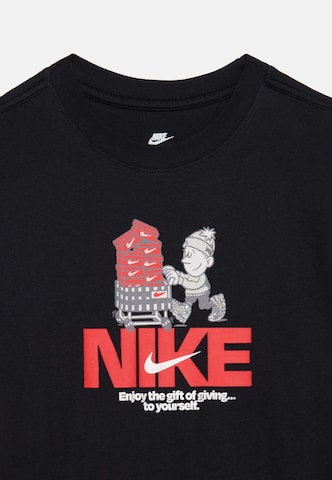juoda Nike Sportswear Marškinėliai: priekis