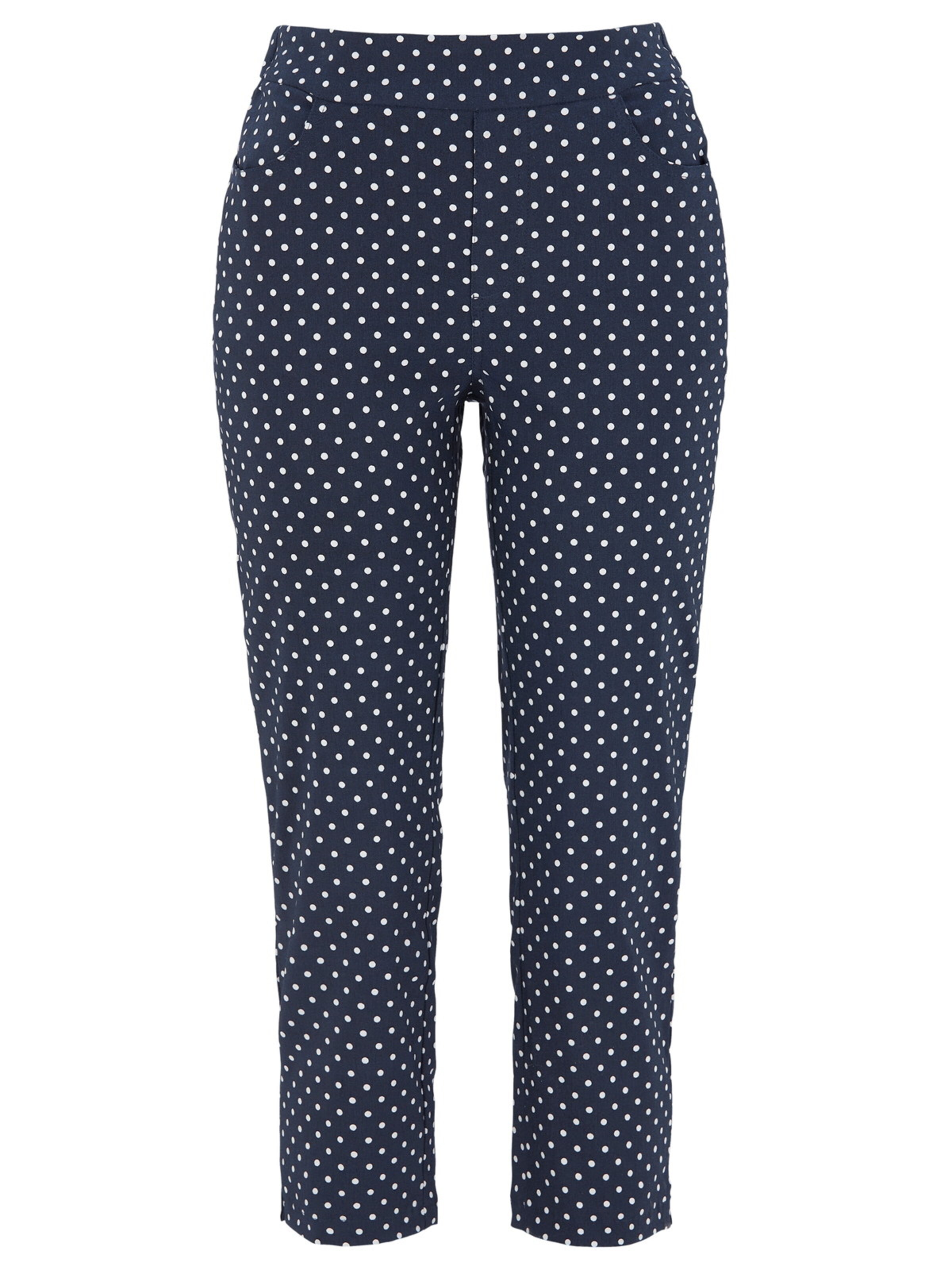 Cellbes of Sweden Slimfit Broek in Blauw: voorkant