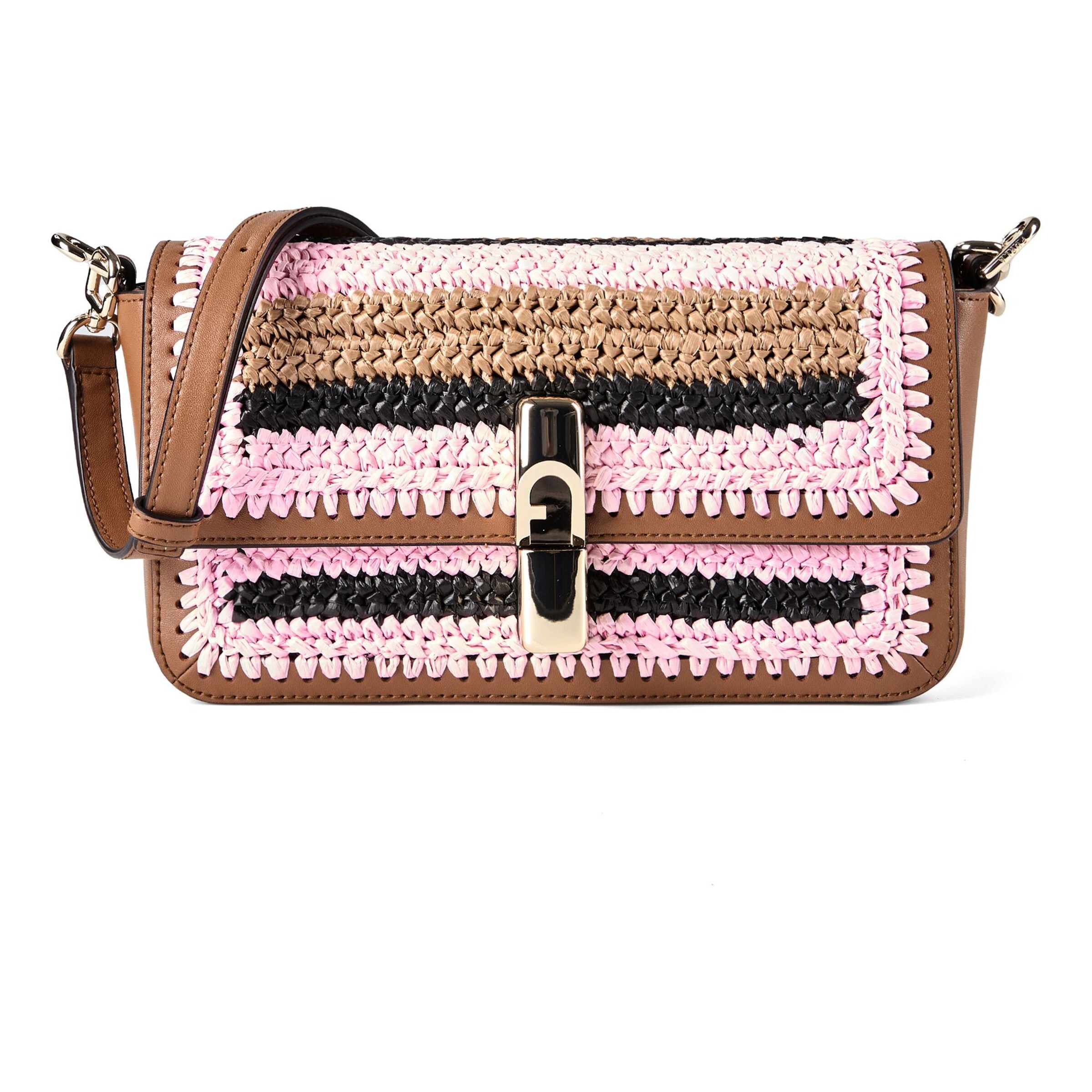FURLA Crossbody bag in Brown: front