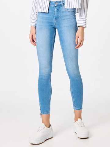 Skinny Jean 'Blush' ONLY en bleu : devant