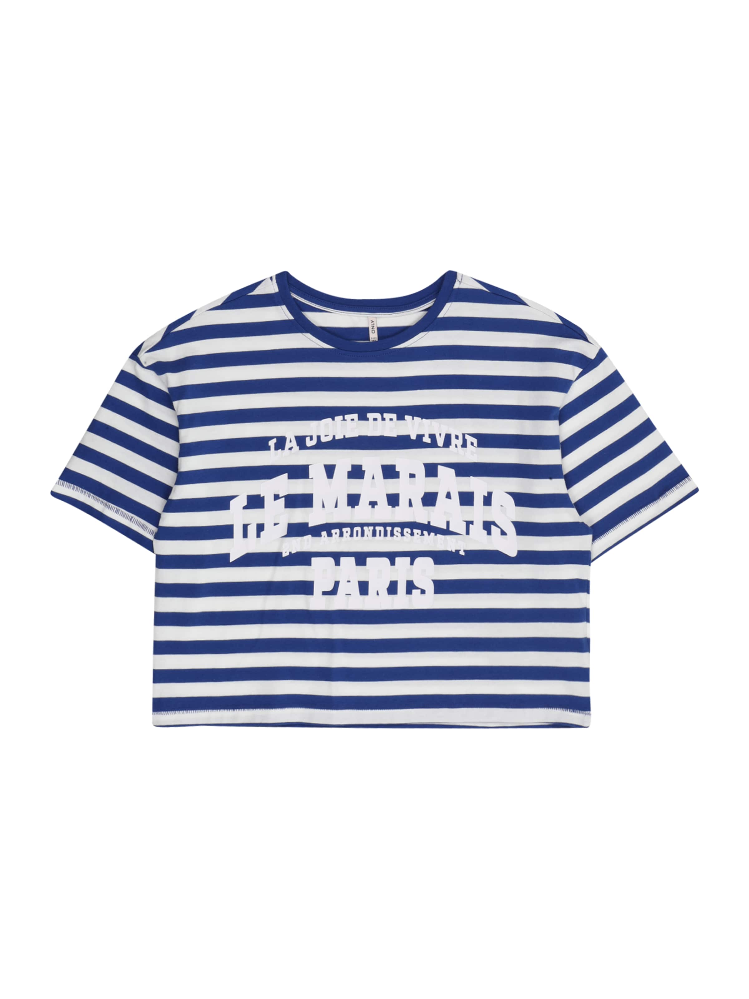 ONLY GIRLS Футболка 'KOGOLIVIA' в Синий: спереди