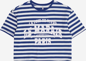 ONLY GIRLS - Camiseta 'KOGOLIVIA' en azul: frente