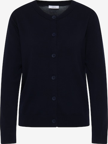 CECIL Strickjacke in Blau: Vorderseite