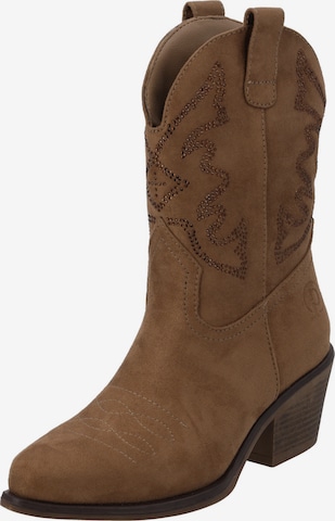 Palado by Sila Sahin Boots 'Meldy' in Braun: Vorderseite