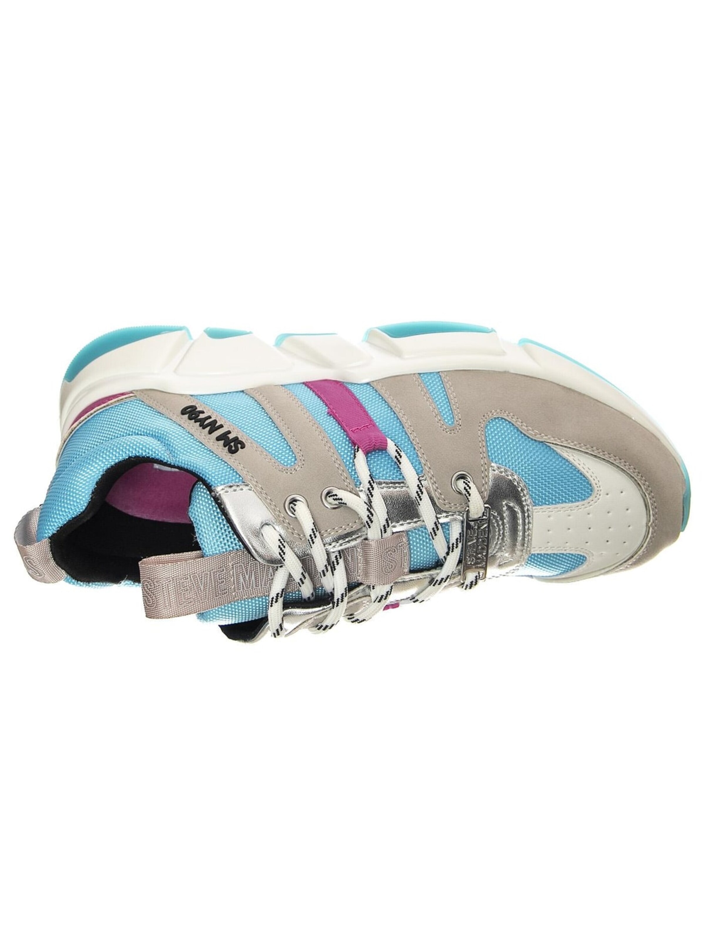 Scarpa stringata sportiva 'W' Gamegirl Grey / Blue Shoes' di STEVE MADDEN in colori misti