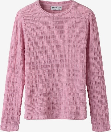 T-Shirt NAME IT en rose : devant