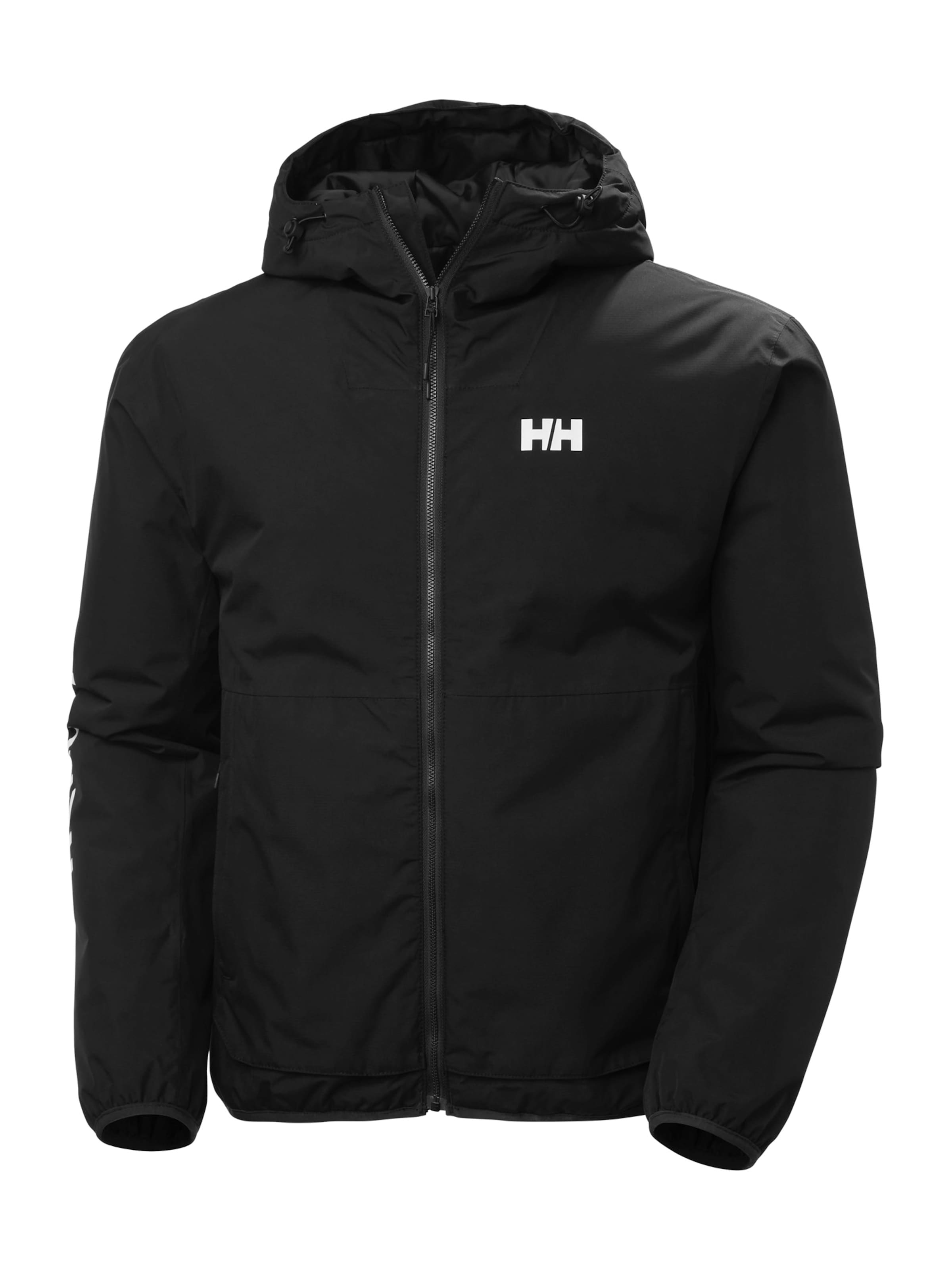 Veste outdoor 'ERVIK' HELLY HANSEN en noir : devant