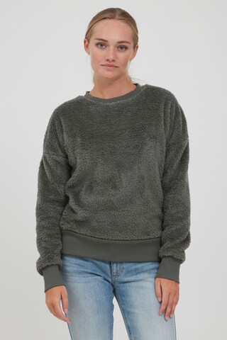 Oxmo Sweater 'ANNICA' in Grey: front