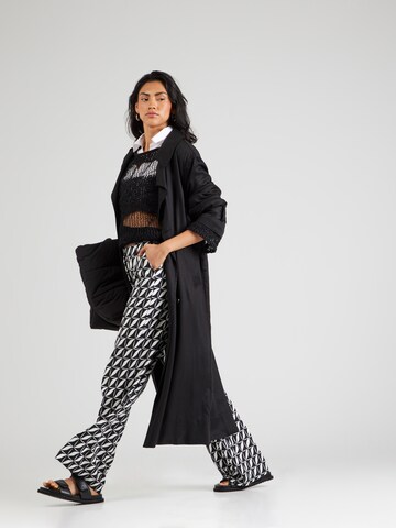MORE & MORE Wide Leg Hose in Schwarz