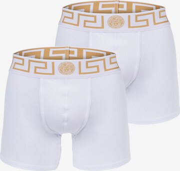 VERSACE Boxer shorts in White: front