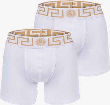 VERSACE Boxer shorts in White: front