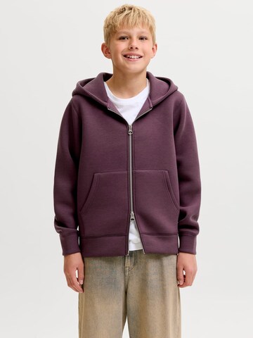 Jack & Jones Junior Sweatvest 'Legacy' in Rood: voorkant