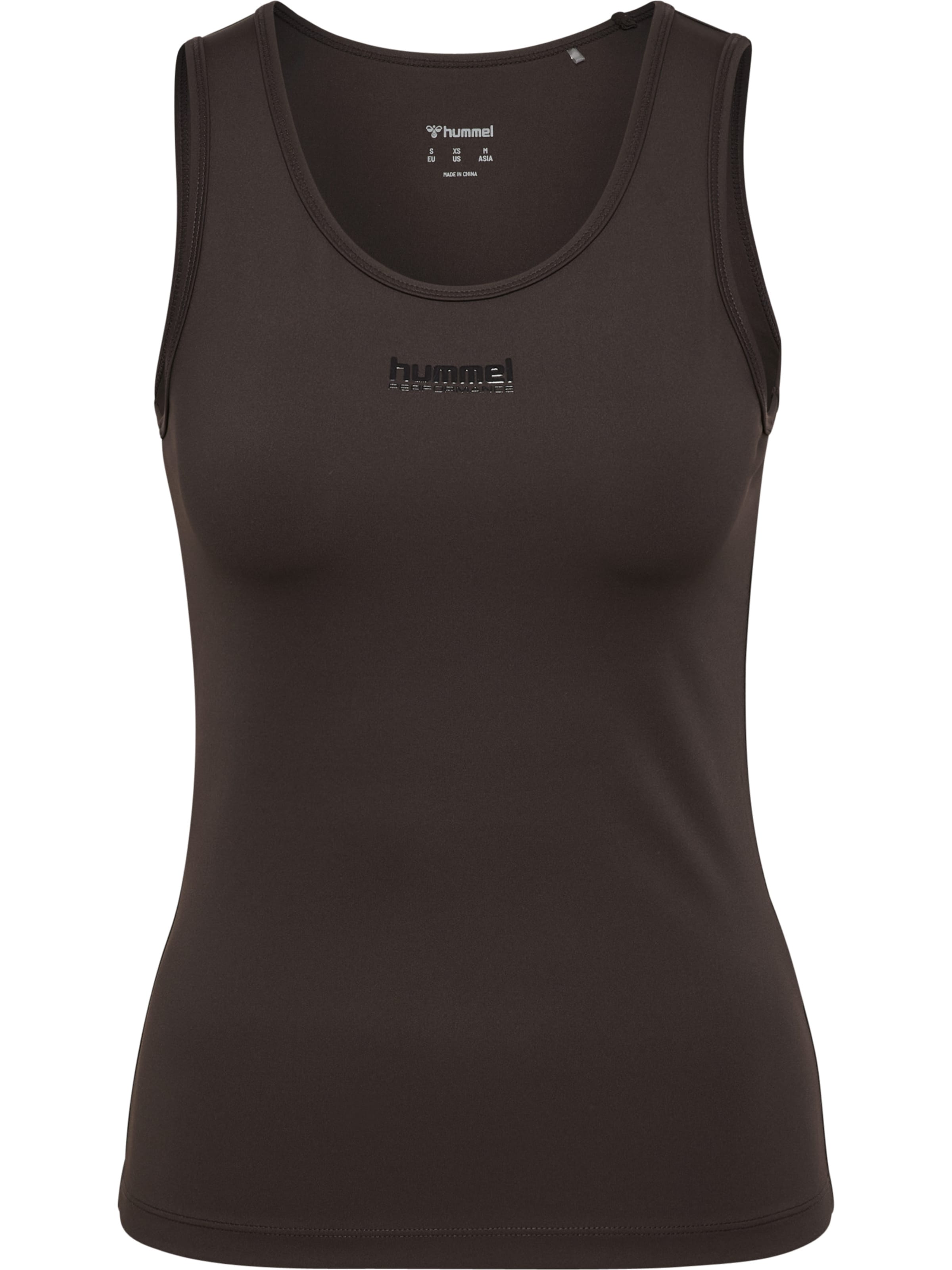 Hummel Sports top in Brown: front