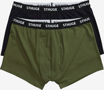 STHUGE Boxershorts in Groen: voorkant