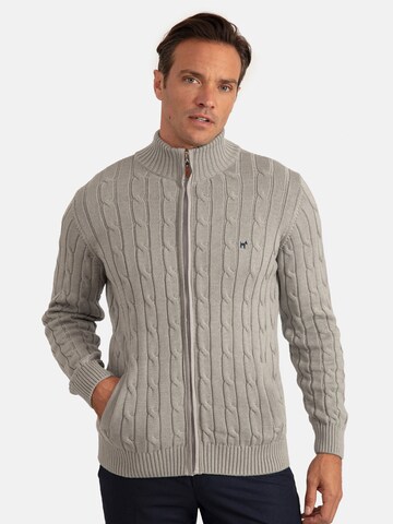 Vestes en maille Williot en gris : devant
