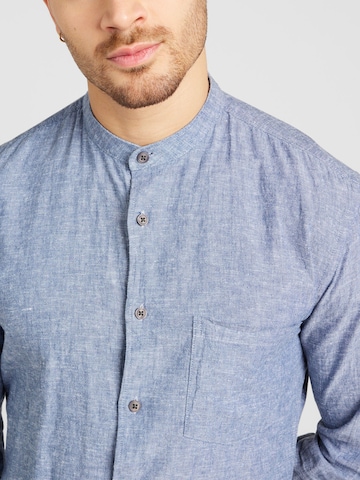 Lindbergh Regular fit Button Up Shirt in Blue