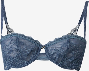 TRIUMPH Balkonetka Biustonosz 'Comfort Allure' w kolorze niebieski: przód