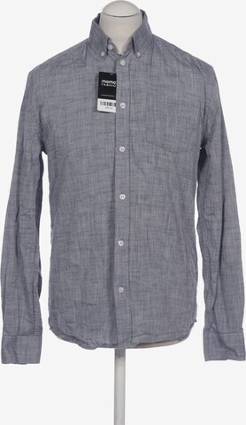 minimum Button Up Shirt in M in Blue: front