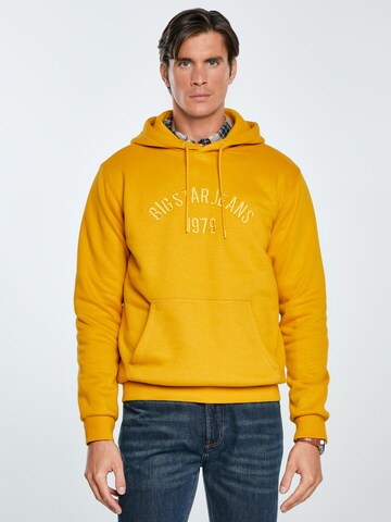 Sweat-shirt 'ASLAN' BIG STAR en jaune : devant